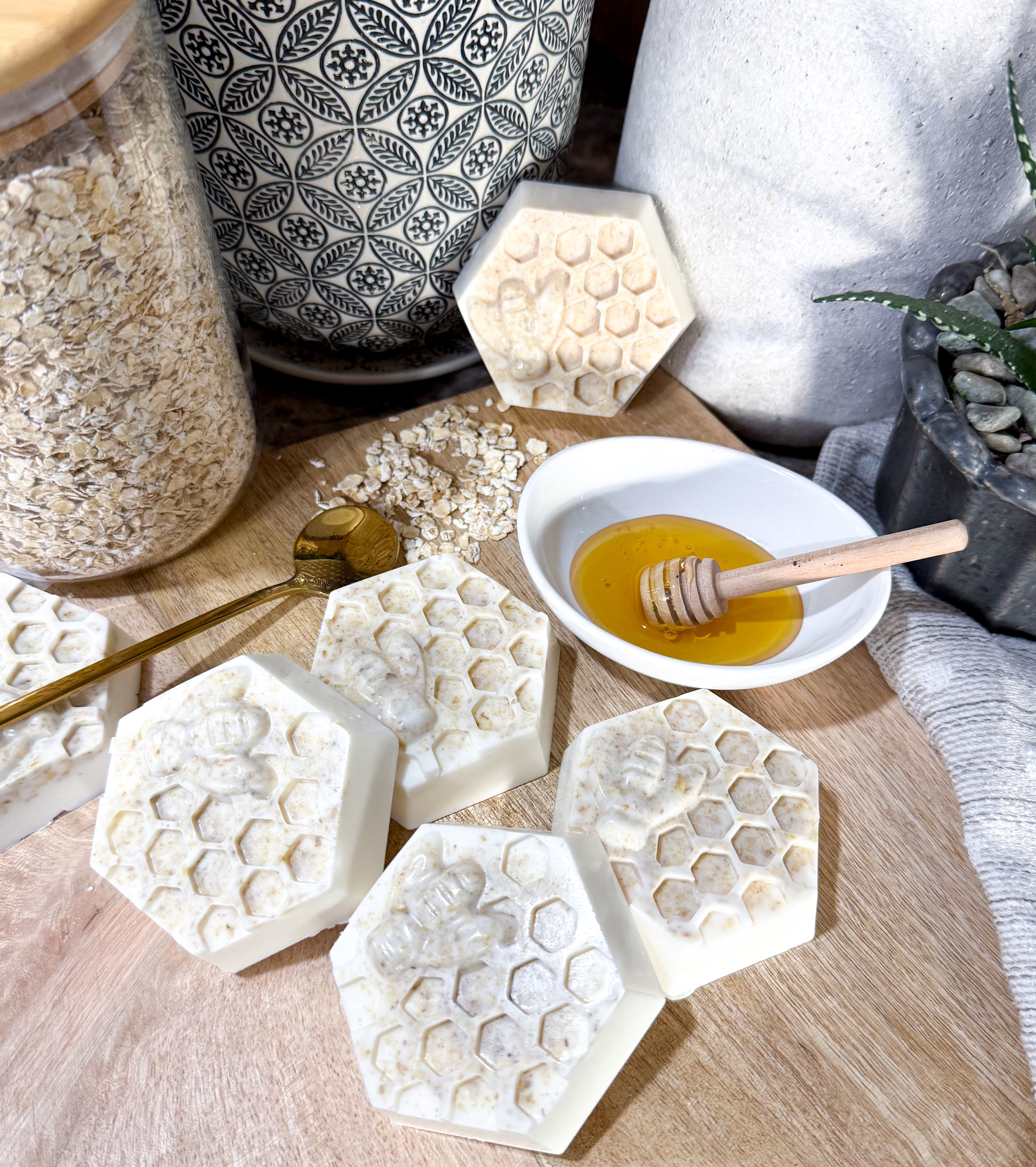 Honey Oatmeal Goats Milk Soap