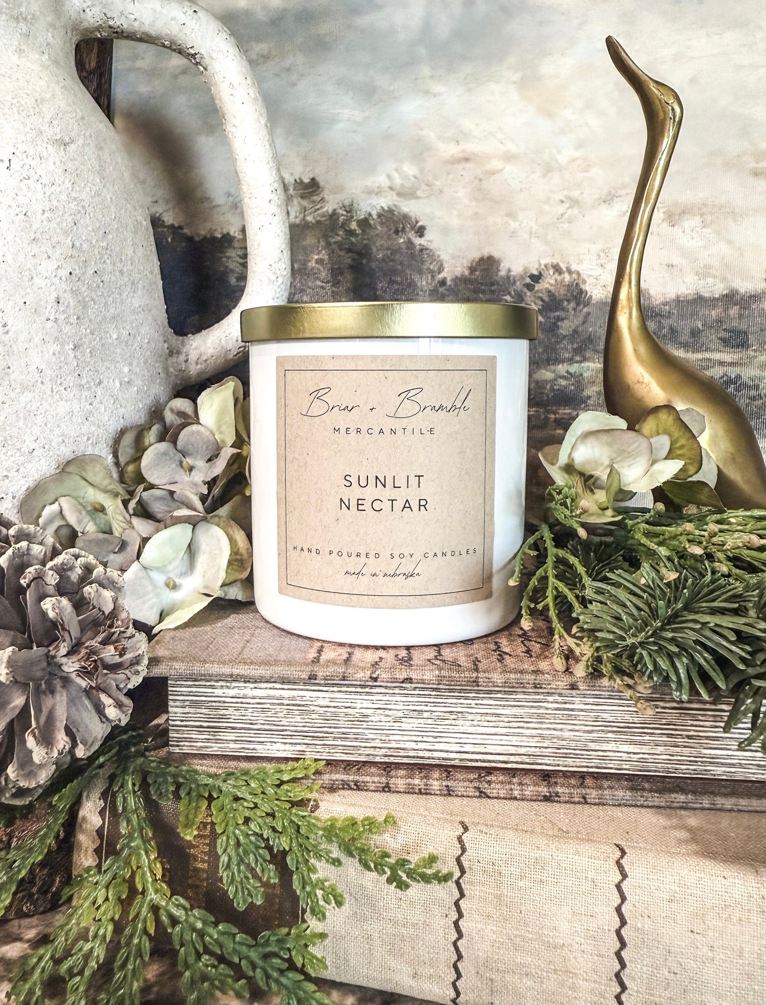 Sunlit Nectar Soy Candle